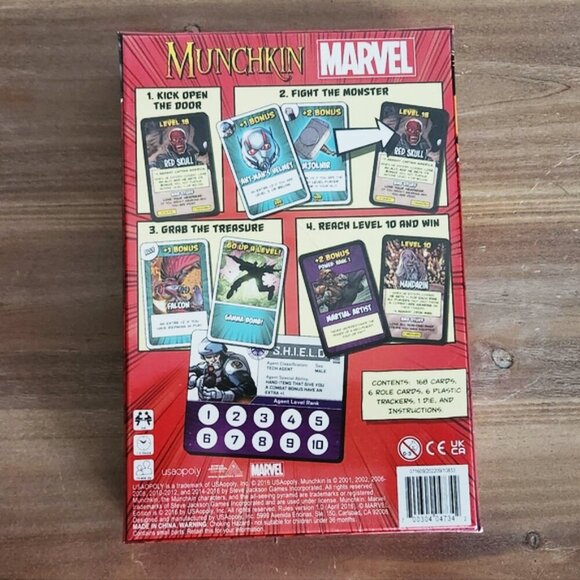 Marvel Munchkin Card Game β Red Edition | NWT Strategy Fun for 3β6 Players - Picture 3 of 11